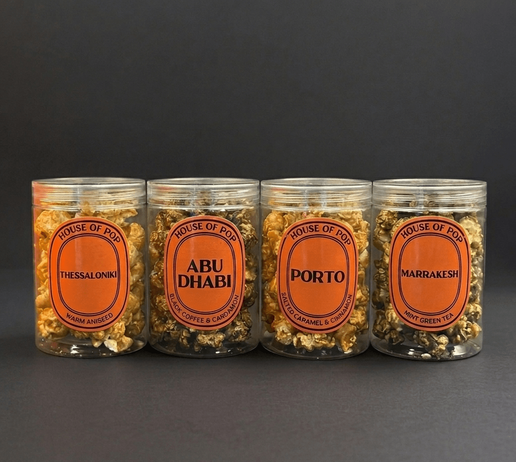 HOUSE OF POP Herbs & Spices Collection Artisan Popcorn