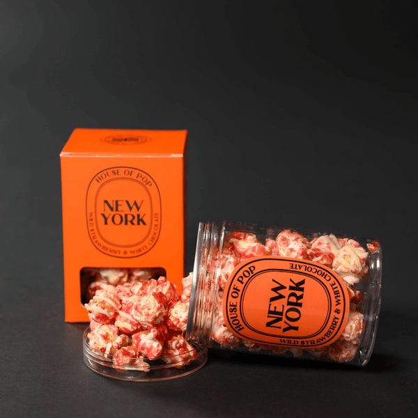 New York Artisan Popcorn (Wild Strawberry & White Chocolate)